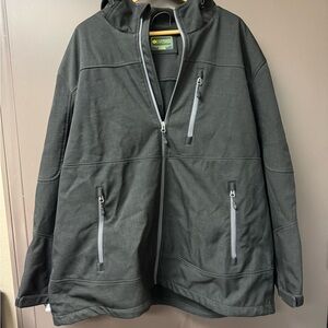 Caterpillar Black Hooded Jacket